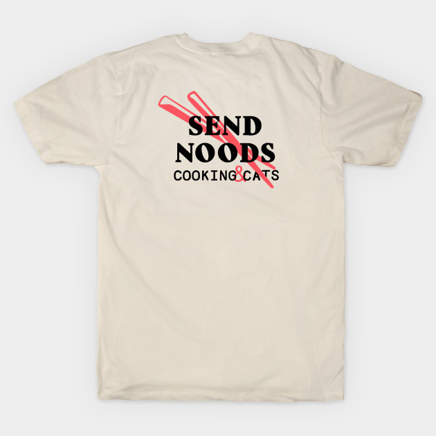 Send Noods Chopsticks Black by CloudWalkerDesigns